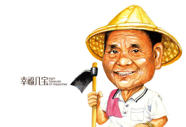 台湾幸福八宝白米包装创意来源欣赏6