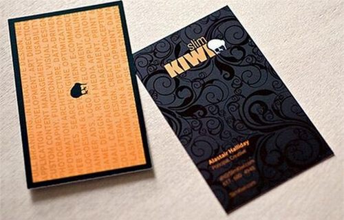 各色名片创意造型大比拼欣赏2