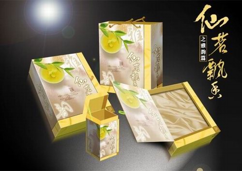 饮品茶叶包装盒手提袋设计欣赏